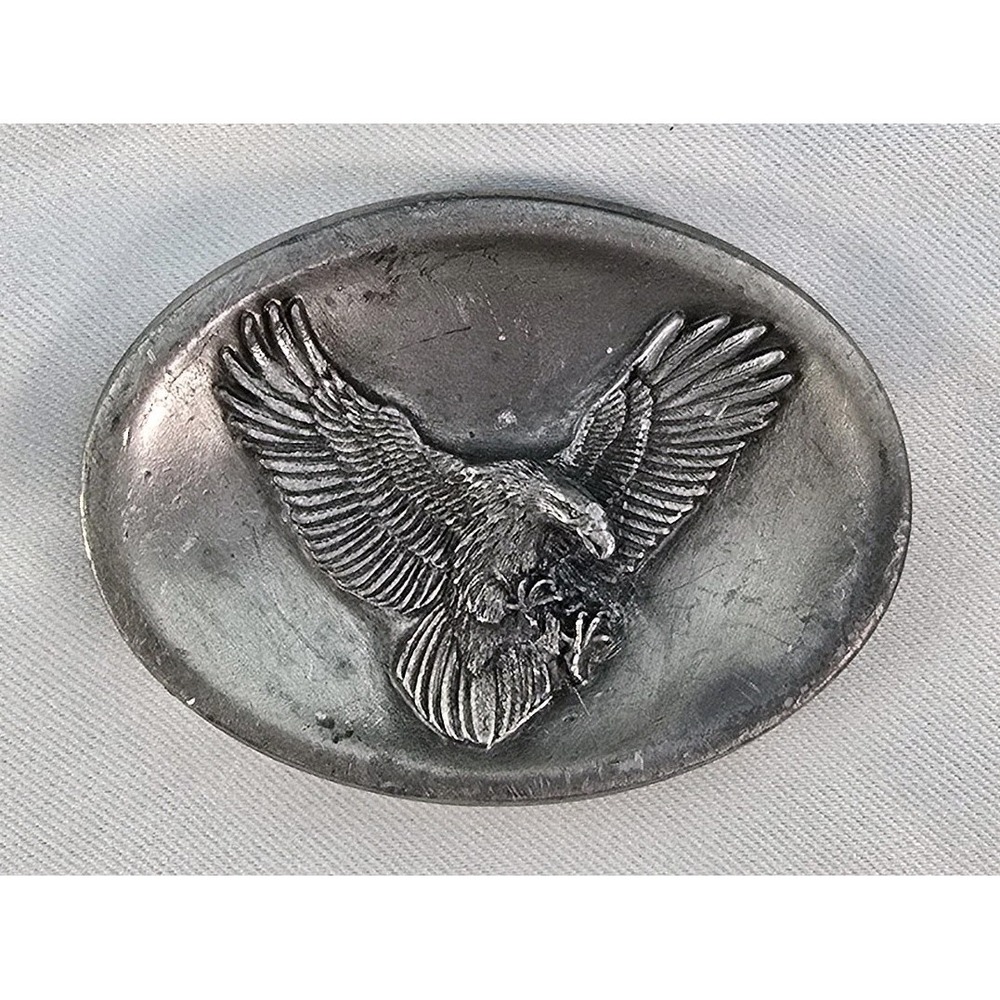 VTG American Eagle Belt Buckle Bergamot WI USA Fine Art Foundry Z-45 88'